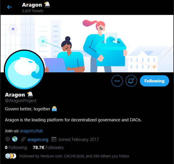 Aragon - Twitter