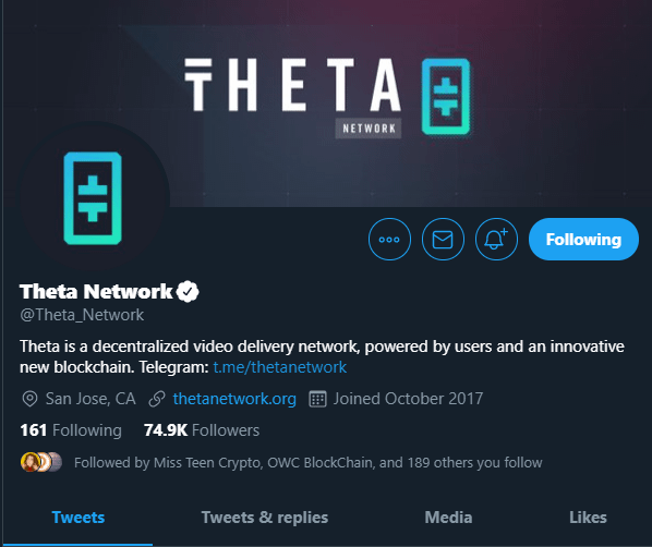 Theta - Twitter