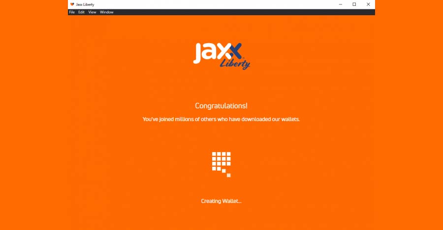 apri il portafoglio di criptovaluta jaxx