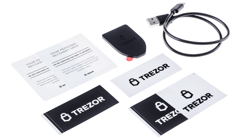 Trezor Model T评论-优质比特币（加密）硬件钱包