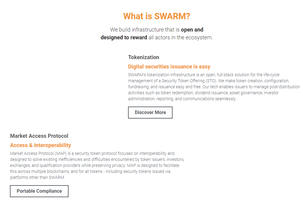 صندوق Swarm - اوراق بهادار دیجیتال